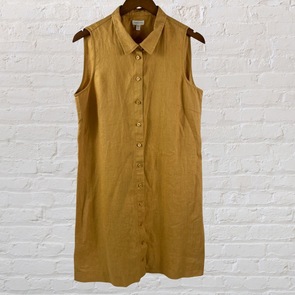 Sleeveless Button-Down Dress